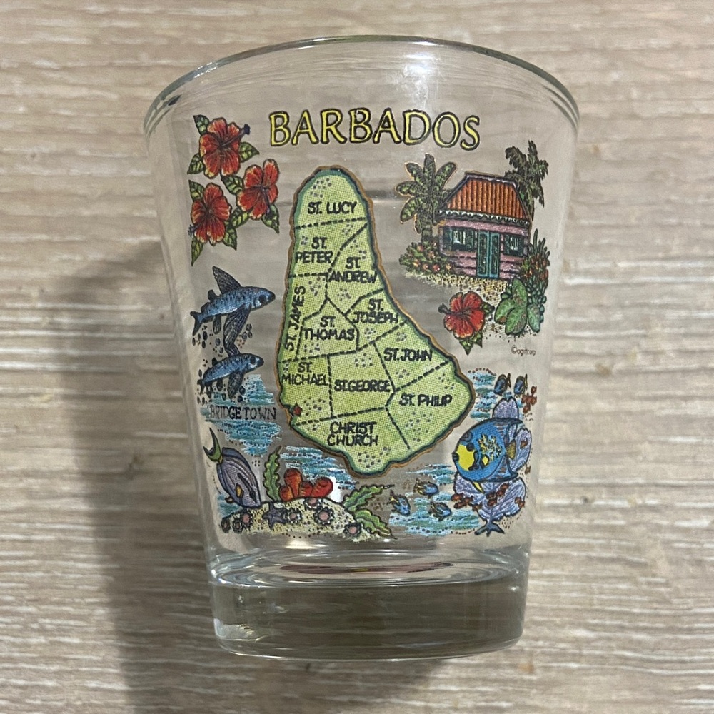 Barbados Souvenir Shot Glass